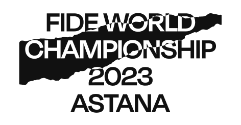 Logo del mundial de ajedrez 2023